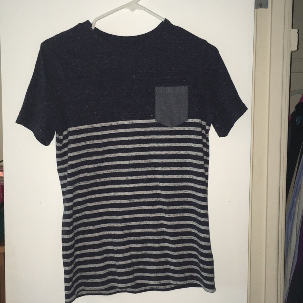 Stripped t-shirt with pocket